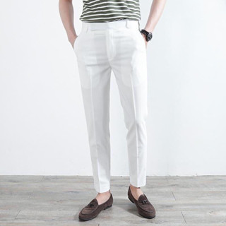 Quần dài Tây nam V81LUXURY màu trắng (35kg đến 150kg) không xù co giãn nhẹ thấm mồ hôi mặc thoải mái