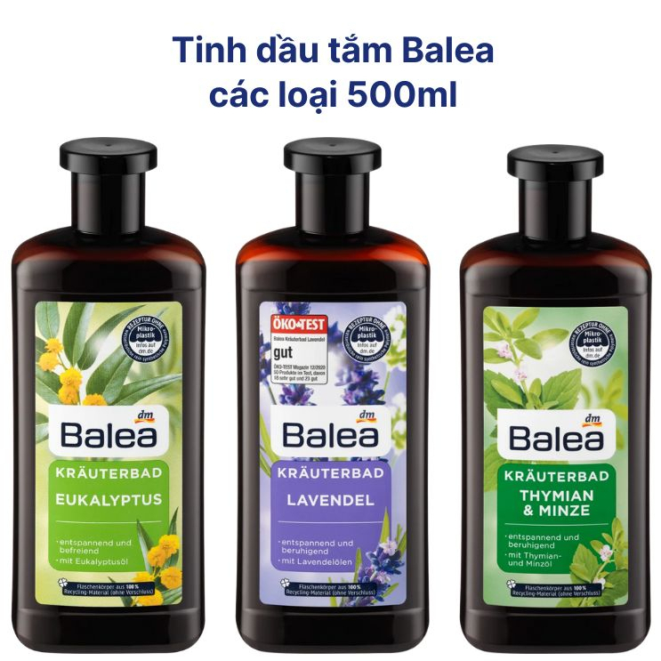 Dầu tắm thảo dược Balea 500ml - chuẩn Đức