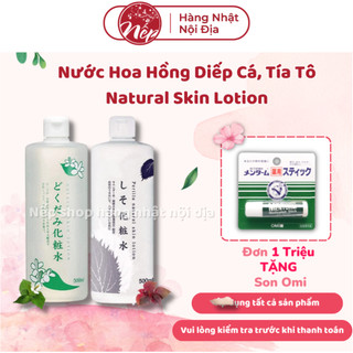 Nước hoa hồng tía tô/diếp cá dokudami chai 500ml hàng nội địa Nhật