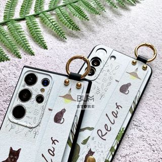 Ốp Lưng Samsung Galaxy Note 20 Ultra / Note 20 / S20 FE / Note 10 Plus / Note 10 / S20 Ultra Mèo Relax
