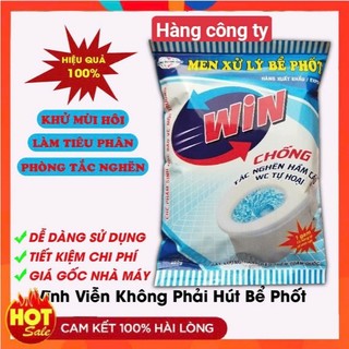 Men Xử Lý Bể Phốt Win 200g - Khử Mùi Hôi - Phân Hủy Chất Cặn Bã Bồn Cầu