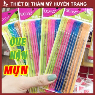 12 Cây Nặn Mụn Trứng Cá Dài 12cm (1 vỉ 12 cái) - Thẩm Mỹ Huyền Trang NANOCEE