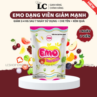 Giảm cân emo toxi fruit viên hoa quả, giảm mỡ bụng đẹp da, đẹp dáng/tặng quà