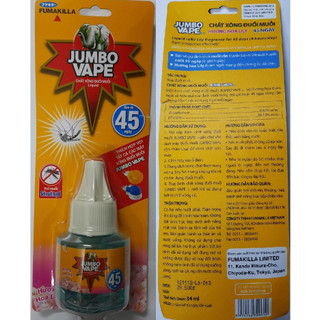 máy xông tinh dầu đuổi muỗi Jumbo Vape và đèn khuếch tán đuổi muỗi mini