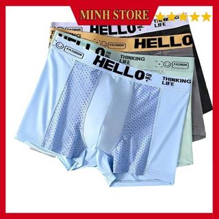 Quần Lót Nam Thun Lạnh Boxer Đúc Lụa, Quần Sịp Nam BOXER Đúc 99% không viền, siêu co giãn SL08 - MS88