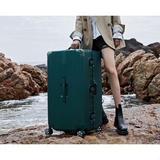 Vali siêu to khổng lồ khóa sập khung nhôm chống va đập size 28 32 34 inch AS902.