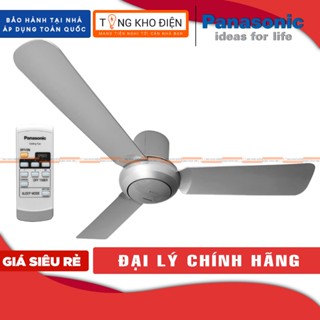 Quạt trần 3 cánh Panasonic F-48CZL - Điều khiển từ xa | Bắt trực tiếp lên trần hoặc nếu trần thạch cao bắt bằng ti ren