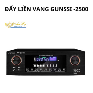 Đẩy liền vang , Amly liền vang Gunssi AV-2500 có bluetooth chơi nhạc, hát karaoke cực chất.HÀNG CHÍNH HÃNG