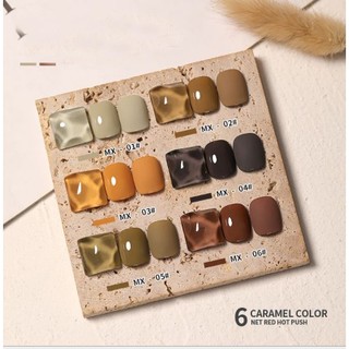 Sơn gel AS chọn lẻ 6 màu MX