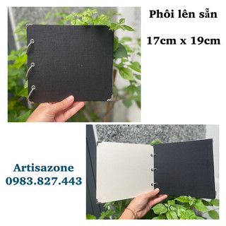 Scrapbook - Phôi lên sẵn phần việc của bạn là bắt tay vào trang trí (kích thước 17cm x 19cm - 7 tấm bìa dày 1mm)