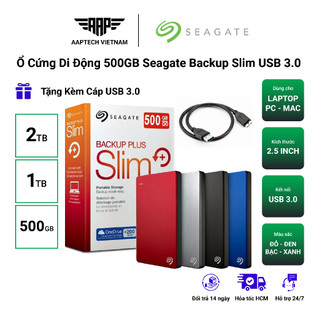 Ổ cứng di động 500gb seagate backup plus slim 2.5 inch - usb 3.0