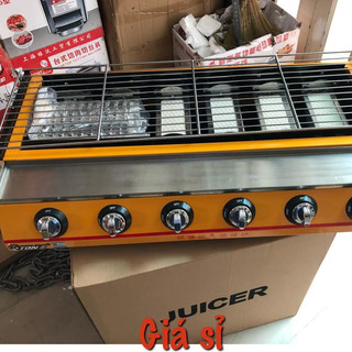 Bếp nướng ga 4 đầu đốt k222-Bếp nướng ETON bằng gas  trụ ET-K233