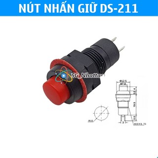 DS-211 Nút nhấn giữ vỏ nhựa