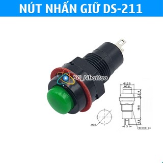 DS-211 Nút nhấn giữ vỏ nhựa