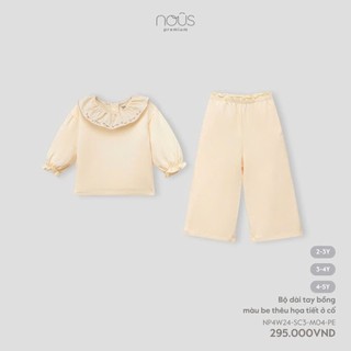 Bộ Nous Kids Bé Trai, Bé Gái Cộc Tay, Dài Nous 2 Đến 5 Tuổi Mềm Mát Nous Bình Dương - SPE01269
