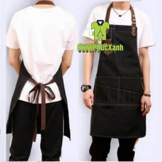 Tạp dề vải kaki nam nữ Đồng Phục Xanh