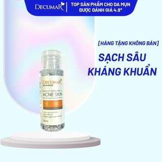 Nước tẩy trang cho da mụn decumar mini size 30ml - hn0537