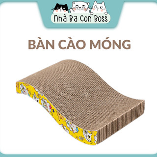 Bàn cào móng cho mèo hình chữ M và Bàn cào móng carton hộp con vịt