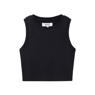 Áo Ba Lỗ Nữ BOO Dáng Ôm Chất Cotton Trơn Essentials