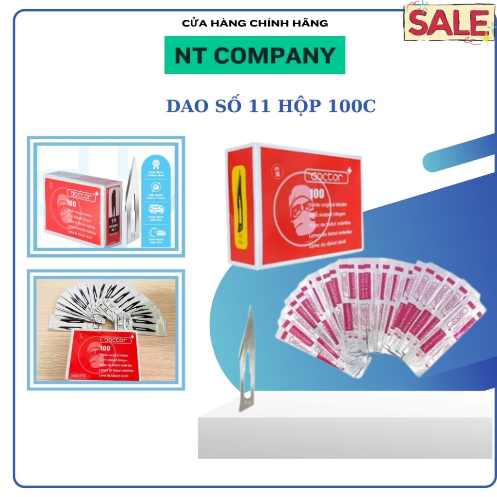 Dao số 11, dao mổ, tiểu phẫu, cắt mụn