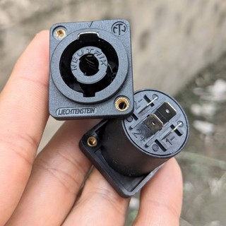  Jack loa speakon cái vuông nhựa  giá 01 cái 