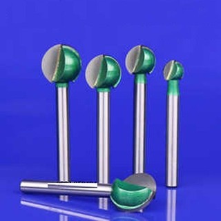 Mũi mài phay phá tỉa gỗ nhựa đầu tròn cán 6mm - mũi mài quả đào 6mm