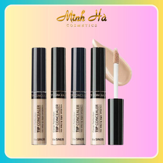 Che khuyết điểm The Saem Cover Perfection Tip Concealer SPF28 PA++ 10ml giúp che những khuyết điểm trên da