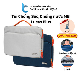 Túi Chống Sốc, Chống Nước Macbook/Laptop Lucas Plus Có Quai Xách, Ngăn Đựng Phụ Kiện Riêng Tiện Lợi