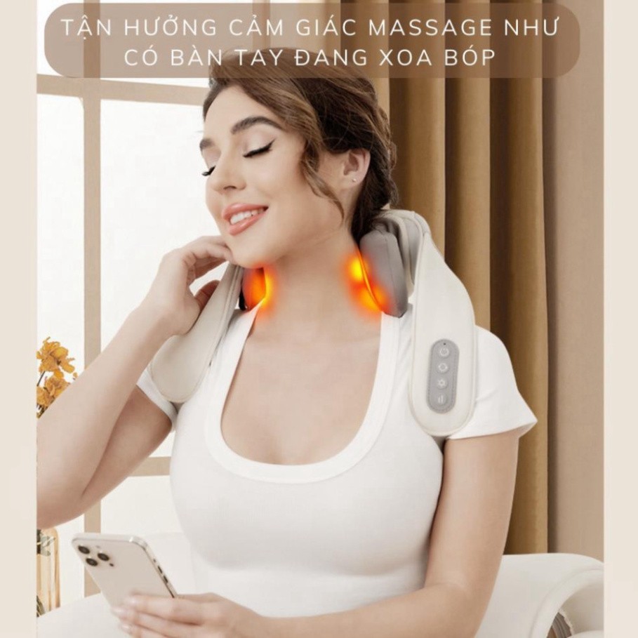 Máy Massage Cổ Vai Gáy 6D Misuma Thư Giãn, Cải Thiện Sức Khỏe Tổng Thể Dành Cho Văn Phòng, Người Cao Tuổi