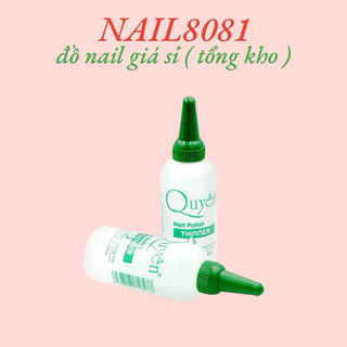 Nước pha sơn gel móng tay Quyên chính hãng 40ml , Nước pha loãng sơn đều màu nhanh chóng