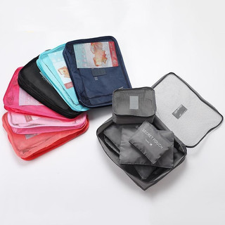Set 6 túi đựng đồ du lịch chống thấm nước tiện lợi Secret pouch