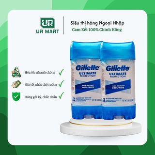 ( DATE 11/2025 ) Lăn Khử Mùi Gillet Clear Cool Wve 107Gr - Kháng khuẩn, Ngăn mùi, Lưu hương suốt 72h
