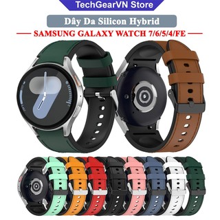 [Galaxy Watch 7] Dây đeo da cao su Eco Hybrid Galaxy Watch 7,Galaxy Watch 6,Watch 5/4/FE