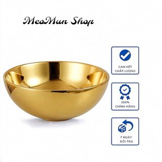 Bát Chậu inox rửa mặt | bát đựng nước chuyên dùng cho spa size 20 22 cm 24cm