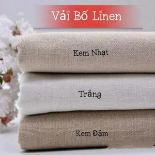 Vải bố linen - Phụ kiện chụp ảnh - Vải linen may rèm, khăn trải bàn Trang trí nhà cửa