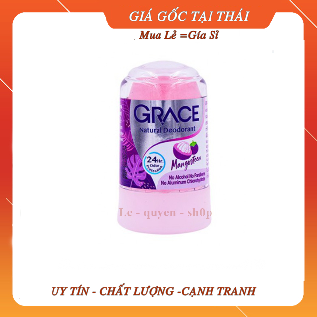 [Hàng chính hãng] Lăn khử mùi đá khoáng Grace Thái Lan - MĂNG CỤT