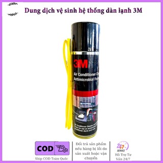 Dung Dịch Vệ Sinh Hệ Thống Điều Hòa Ô Tô 3M- Dàn Lạnh Ô Tô 3M Air Conditioner Cleaner Foam 250ml