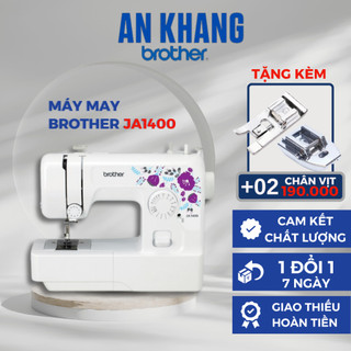 Máy may brother ja1400 - hàng chính hãng, bảo hành 12 tháng - tặng 2 chân vịt