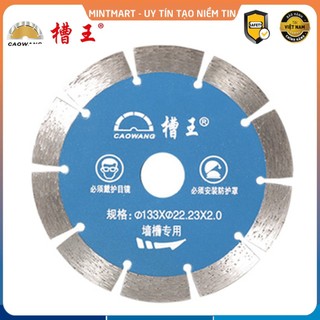 Lưỡi cắt Caowang 133 mm cho máy cắt rãnh tường [1 lưỡi 133mm] - Độ bền và hiệu quả sử dụng cao