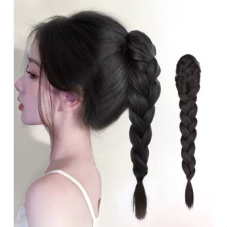 Ngoạm Tết Bản To Dài 35cm, Tóc Giả Bện Đuôi Ngựa Phong Cách Trung Hoa Cho TeenGirl MyBaby