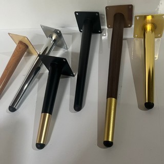 chân tóp đầu ống 10cm, 15cm ống côn chân ghế sofa, so pha, phụ kiện sofa lắp bàn ghế táp kệ tủ giầy
