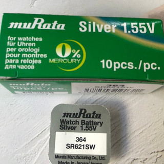 Viên pin đồng hồ 1,55V Murata Sony SR621SW 364 AG1 LR621 L621F SR621