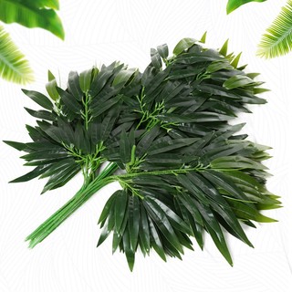 Lá tre giả , lá nhựa xịn đẹp,cành lá tre giả trang trí sự kiện cửa hàng
