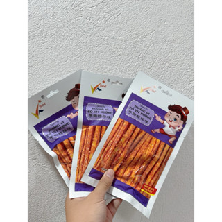  Sỉ Bịch 20 Gói Snack Hương Cổ Vịt,Cổ Gà,Sườn Bò Nướng Thơm Ngon 