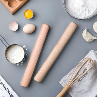 Cây cán bột/ cán gỗ lăn bột 28cm, cán silicon