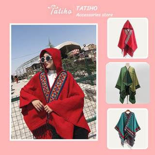 Khăn Choàng Cổ (Khăn Cashmere) Len Cao Cấp Unisex Thổ Cẩm Boho Họa Tiết Trơn Thời Trang Thu Đông - 130x150cm - Mã LN018