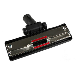 Bàn chải hút bụi khô có bánh xe mặt Inox 32 - 38mm cho máy hút bụi
