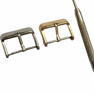 Khoá kim đồng hồ chất liệu inox dày màu trắng, vàng đủ size 16-18-20-22