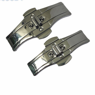 Khoá bướm dành cho dây đồng hồ inox nam nữ màu trắng đủ size 12-14-16-18-20-22-24mm(KBIN)