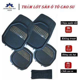 THẢM LÓT SÀN Ô TÔ XE 4 và 5 CHỖ CAO SU DÀY, LÓT CHÂN Ô TÔ -HOCO